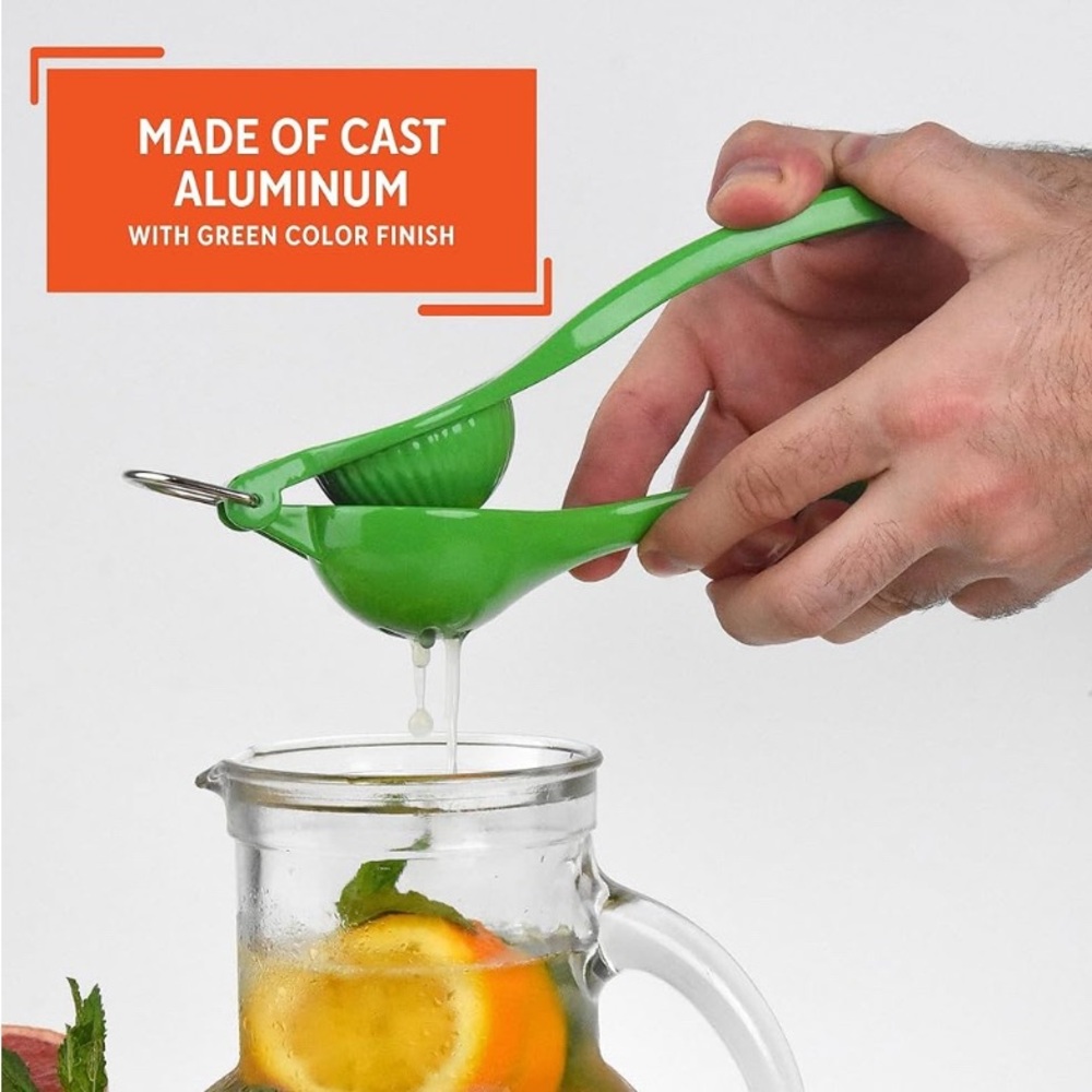 Green Cast Aluminum Citrus Juicer
